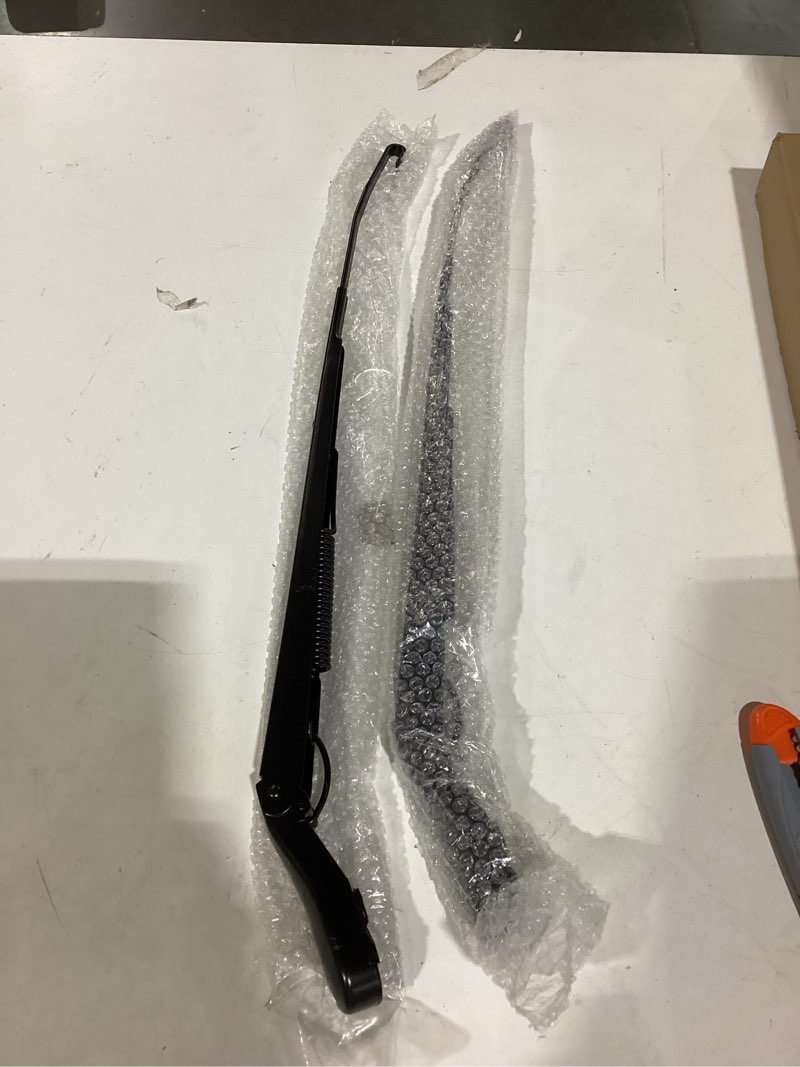 Condition photo showing As Is for 1 pair windshield front wiper arm compatible with ford 2008-2016 f250 f350 f450 f550 super duty replace oe 43516 43517 9c3z17526b 7c3z17527aa 9c3z17527a 9c3z17527b