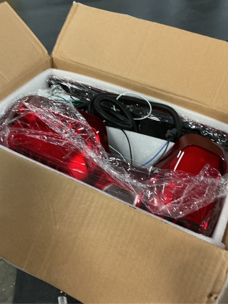 Condition photo showing Good Condition for FOMIUZY Halogen Tail Lights Assembly Fit Chevy Silverado 1500 2019 2020 2021 2022 2023 2024 Chevrolet 2500 3500 HD 2500HD 3500HD Rear Brake Turn Signal Back Up Taillight Left Driver Right Passenger 2019-2024 Left & Right