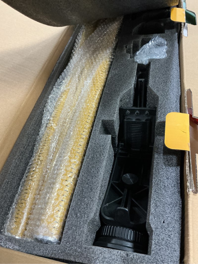 Condition photo showing New/Like New for alloyman 4x360°self leveling laser level, 12 ft./3.7m professional laser level pole with tripod, green line lazer leveler tool with 2* li-ion batteries for picture hanging, tile, home renovation 16 line laser level pole