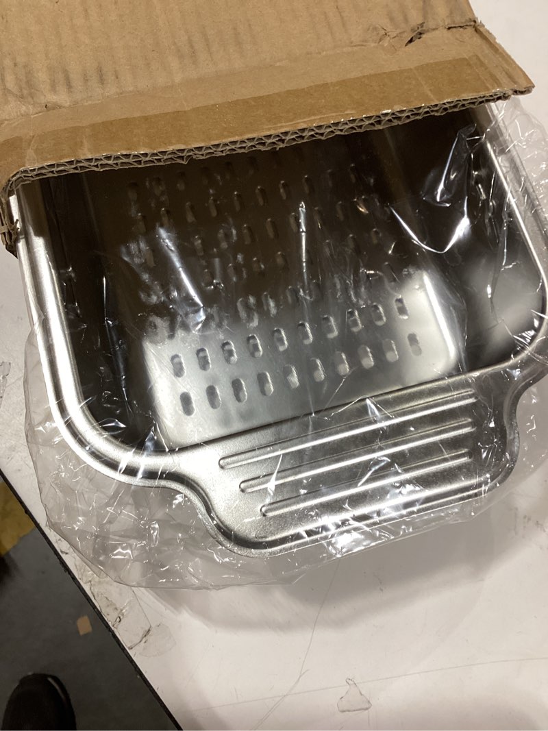 Condition photo showing New/Like New for pollock 4 In 1 Collapsible Sink Colander for Kitchen Food Grade 304 Stainless Steel Over the Strainer Extend Drain Basket Washing Vegetable Fruits,Dishes