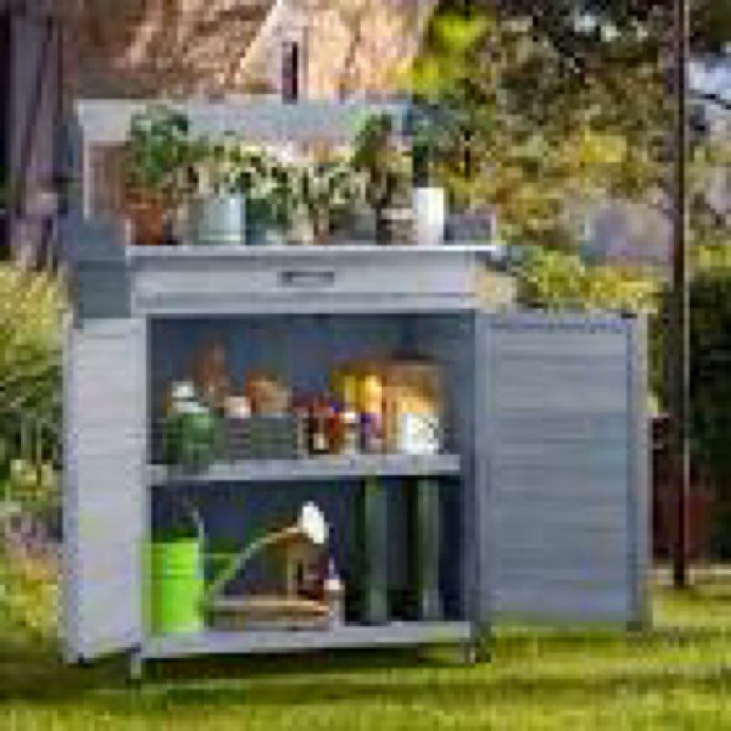 Ameer Fir Wood Potting Bench