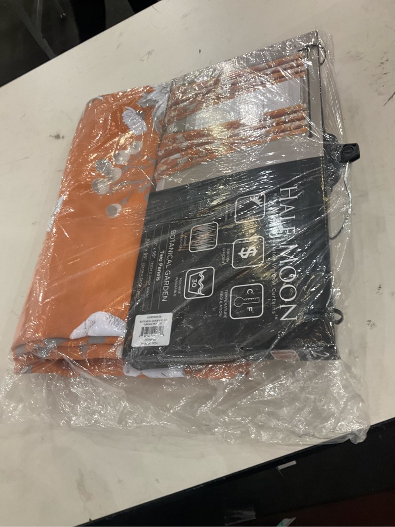 lush decor botanical garden curtains floral bird print light filtering window panel drapes set for l