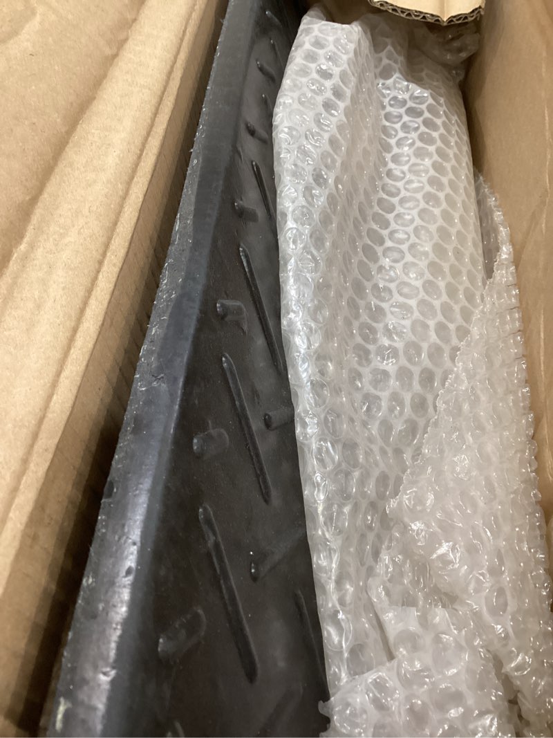 Condition photo showing Good Condition for nisorpa rubber curb ramp, 40000 lbs weight heavy duty threshold ramps for shed garage door steps or driveway curbside (5.5" curb ramp) 5.5 inch rise