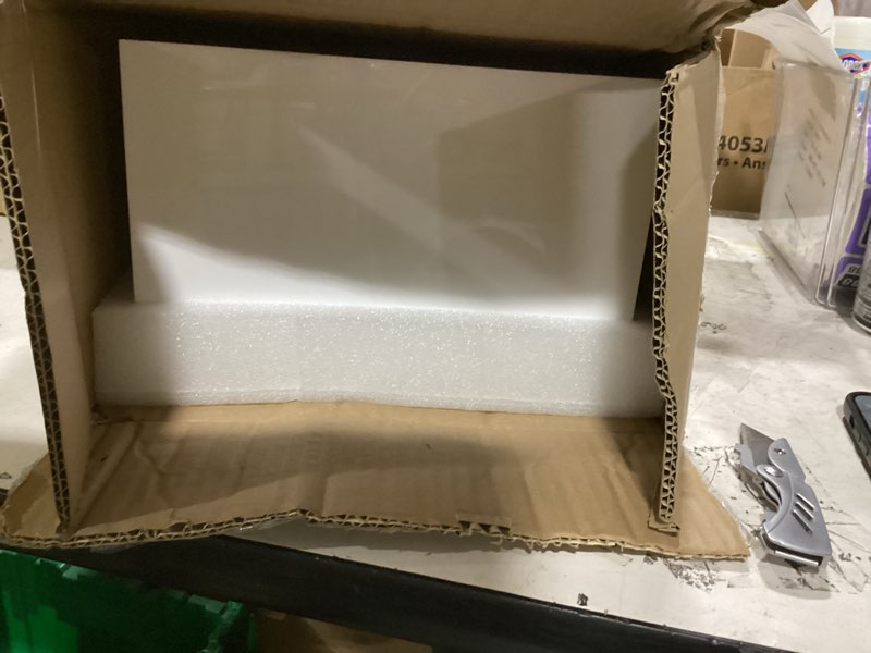 Condition photo showing Good Condition for 10 pcs white acrylic buffet risers with mini sign and marker, food display stands for buffet table party catering dessert jewelry collectibles, acrylic cube nesting boxes with hollow bottoms 8 sizes (10" 9" 8" 7" 6" 5" 4" 4" 3" 3")