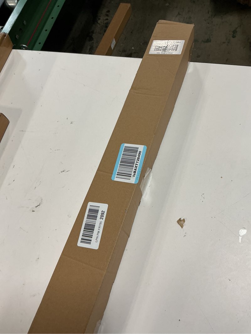 Condition photo showing New/Like New for lazblinds no drill roman shades for windows, cordless light filtering window shades with uv protection, polyester fabric for bedroom & living room, 26" w x 64" h, off white light filtering - off white 26"w x 64"h