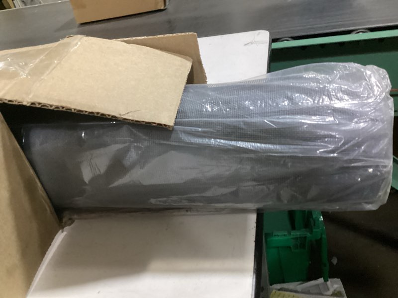 Condition photo showing New/Like New for window screen repair kit - 59" x 106" screen door replacement fiberglass screen mesh with all screen tools for sliding door and patio screen door replacement, tooltriz 59" x 106" gray