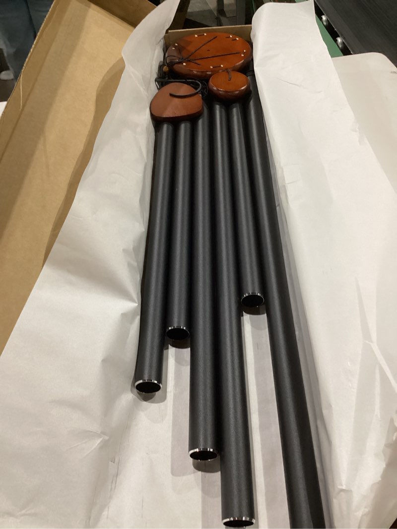 Condition photo showing New/Like New for 75" Extra Large Wind Chime for Outside Deep Tone, 6 Heavy Duty Tubes Aluminium Metal Extra Large Wind Chimes, Decoration for Garden, Patio, Yard, Gift for Mother's Day
