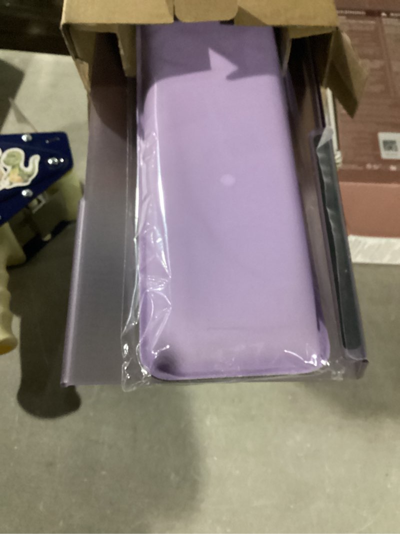 Condition photo showing Good Condition for Computer Keyboard Stand for Desktop, Keyboard Wrist Rest Holder Stand for Easy Typing with Wrist Pad for Office Desk, Home, School(Purple) Purple Keyboard Stand with Wrist Rest