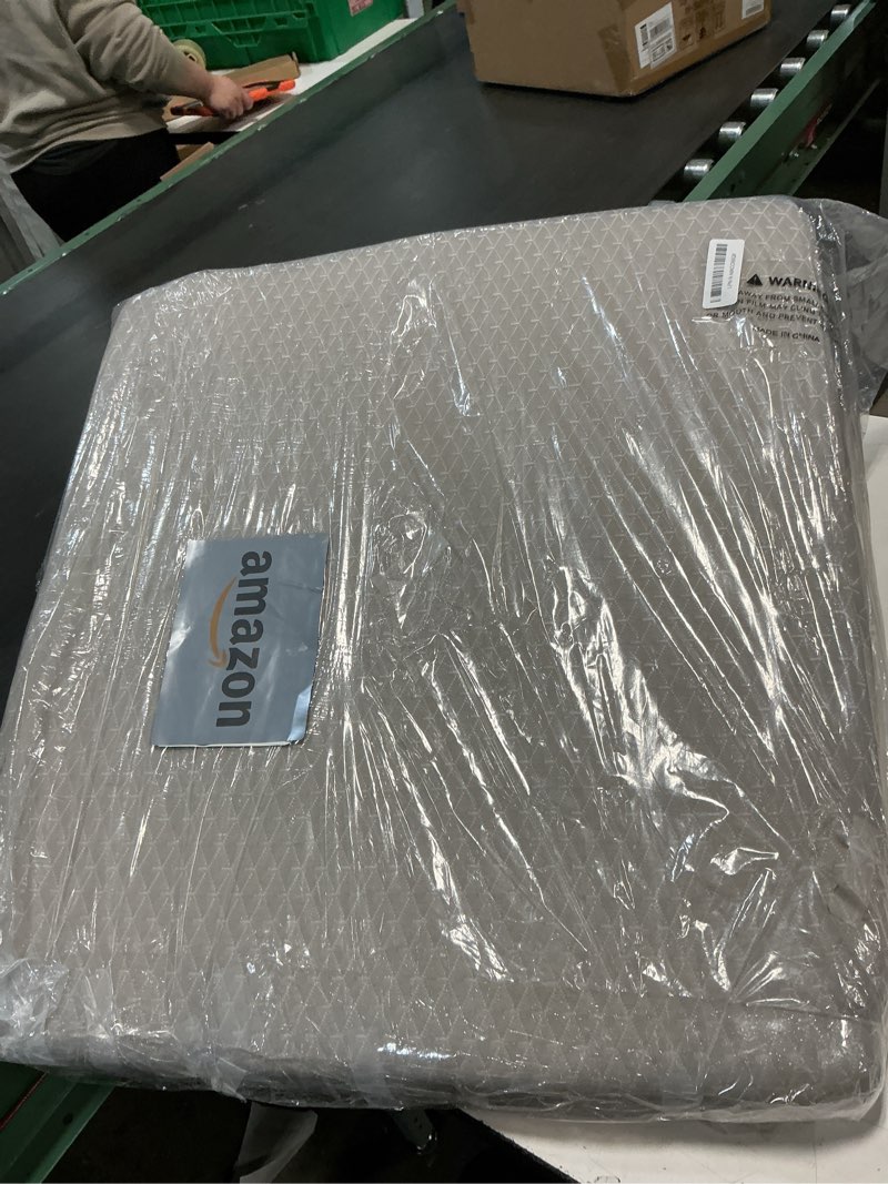 Condition photo showing Good Condition for Ruqmuis Wedge Pillow for Sleeping, 12" Bed Wedges Pillow for Headboard, Triangle Incline Wedge for Acid Reflux, Pillows Wedge for Back Pain Relief, Elevated Leg Pillow After Surgery, Snoring, Grey 24*24*12 Inch Grey