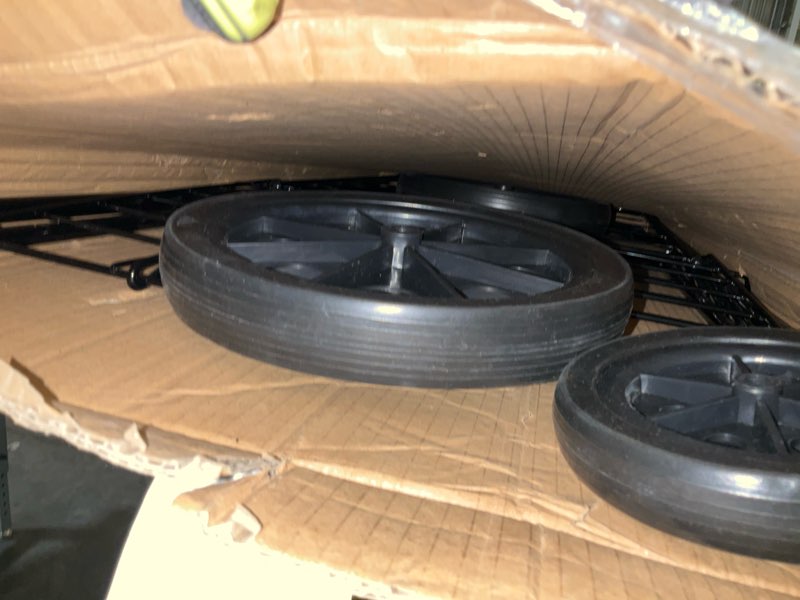 Condition photo showing As Is for utility cart