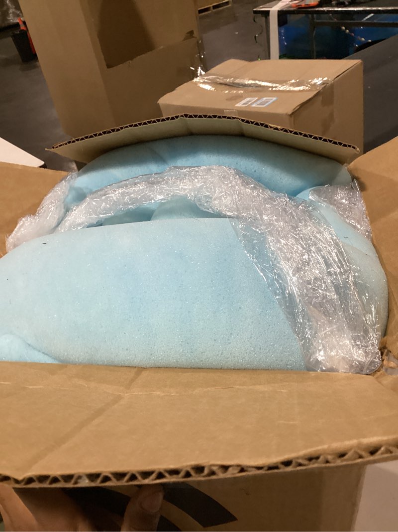 Condition photo showing New/Like New for sure2sleep gel swirl memory foam mattress topper - 2 inch, pressure relieving, cooling comfort - made in the usa & certipur-us certified - softens firm beds and extends mattress life - queen size queen 2 inch