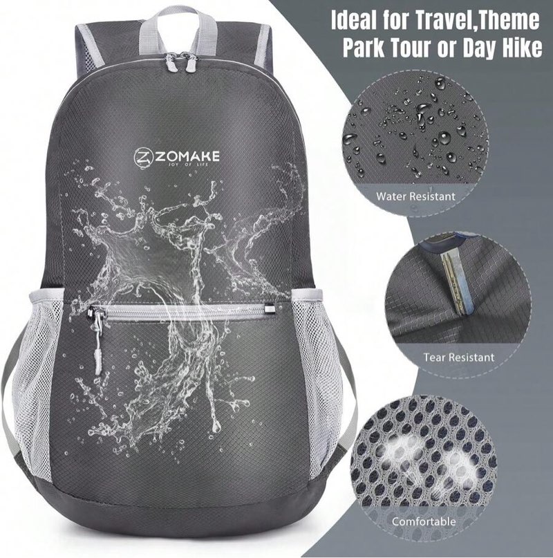 Medium) ZOMAKE Ultra Lightweight Hiking Backpack 20L, Packable Small Backpacks Resistant Daypack Women Men(Medium) - Dodgerblue - View 1 ZOMAKE Ultra Lightweight Hiking Backpack 20L, Packable Small Backpacks Resistant Daypack Women Men(Medium) - Dodgerblue - View 2 ZOMAKE Ultra Lightweight Hiking Backpack 20L, Packable Small Backpacks Resistant Daypack Women Men(Medium) - Dodgerblue - View 3 ZOMAKE Ultra Lightweight Hiking Backpack 20L, Packable Small Backpacks Resistant Daypack Women Men(Medium) - Dodgerblue - View 4 ZOMAKE Ultra Lightweight Hiking Backpack 20L, Packable Small Backpacks Resistant Daypack Women Men(Medium) - Dodgerblue - View 5 ZOMAKE Ultra Lightweight Hiking Backpack 20L, Packable Small Backpacks Resistant Daypack Women Men(Medium) - Dodgerblue - View 6 ZOMAKE Ultra Lightweight Hiking Backpack 20L, Packable Small Backpacks Resistant Daypack Women Men(Medium) - Dodgerblue - View 7 ZOMAKE Ultra Lightweight Hiking Backpack 20L, Packable Small Backpacks Resistant Daypack Women Men(Medium) - Dodgerblue - View 8 ZOMAKE Ultra Lightweight Hiking Backpack 20L, Packable Small Backpacks Resistant Daypack 