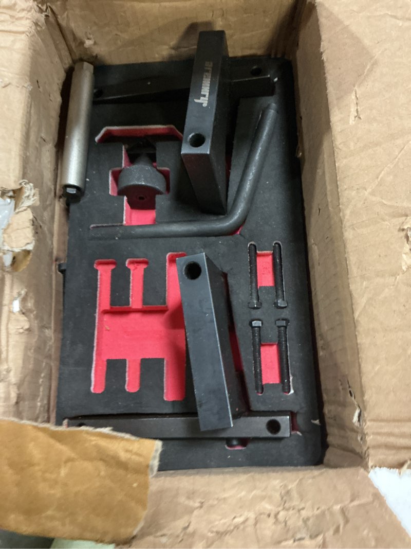 Condition photo showing As Is for professional s65 camshaft alignment timing tool kit for bmw m3 e90 e92 e93 (2007-2013), fits s65b40a 4.0l v8 engine, replaces oem 119970 115290 115320 115370, vanos setting master set