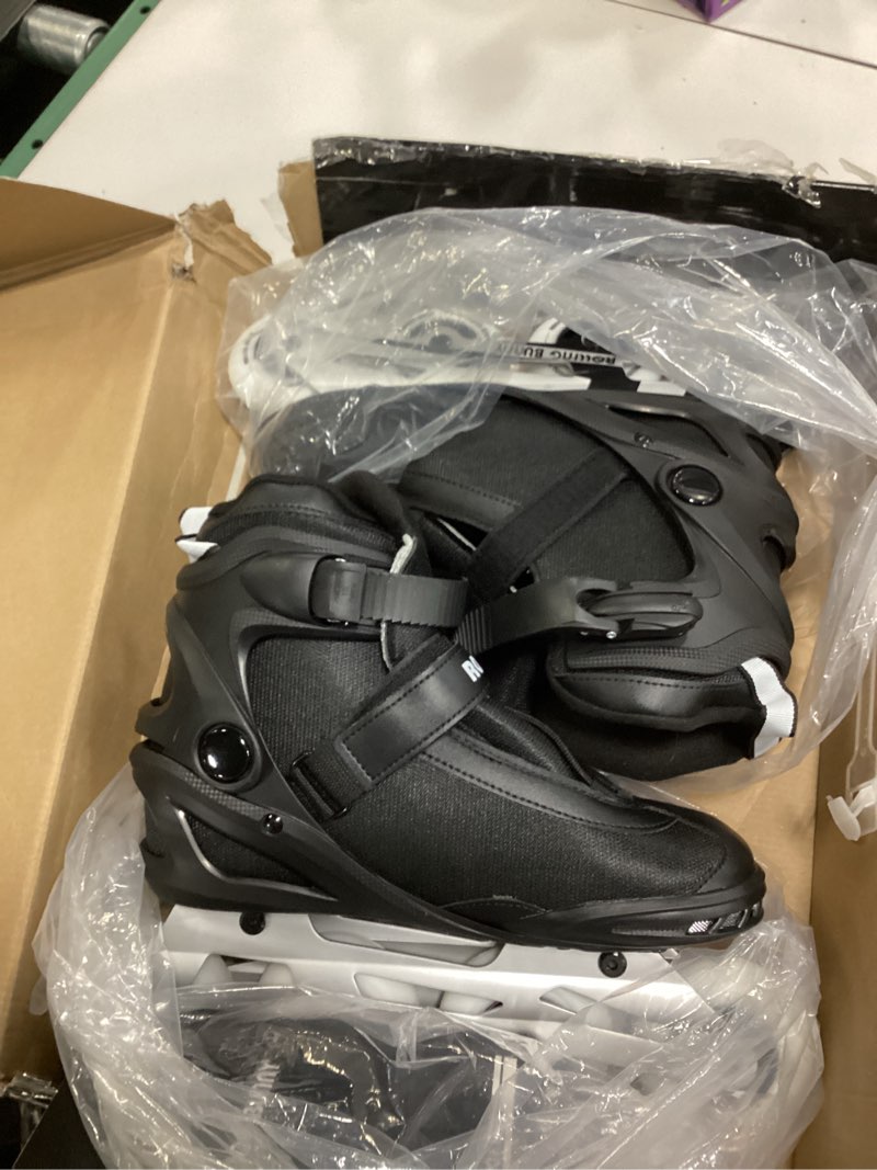 Condition photo showing As Is for Inline Skates PRO for Adult Women - ABEC-9 Bearing with Breathable Lining for Male Female, Optional Brake, Size W 6-9, Black