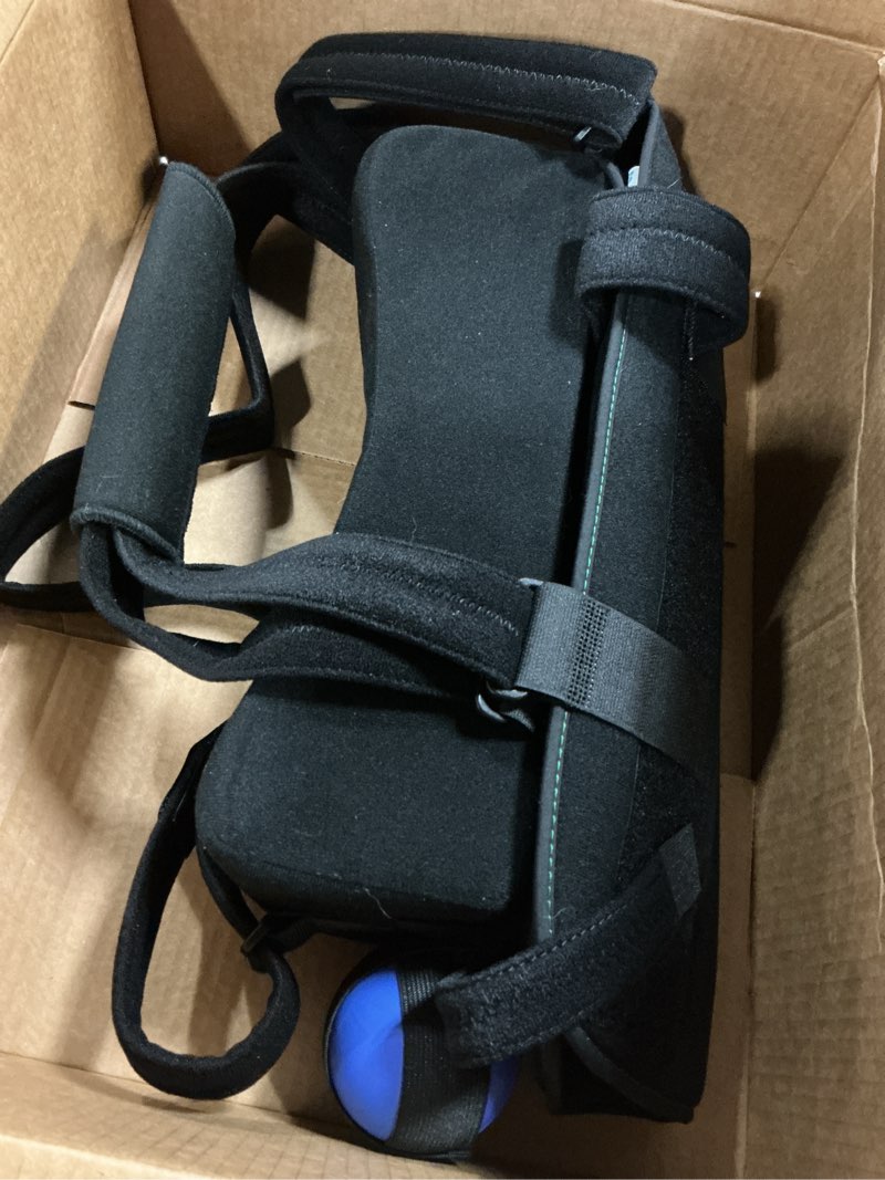 Condition photo showing As Is for bestlife Shoulder Abduction Sling with Removable Pillow & Exercise Ball, Shoulder & Arm Sling Immobilizer for Injury Support, Rotator Cuff, Surgery, Dislocated, Sublexion, Broken Arm