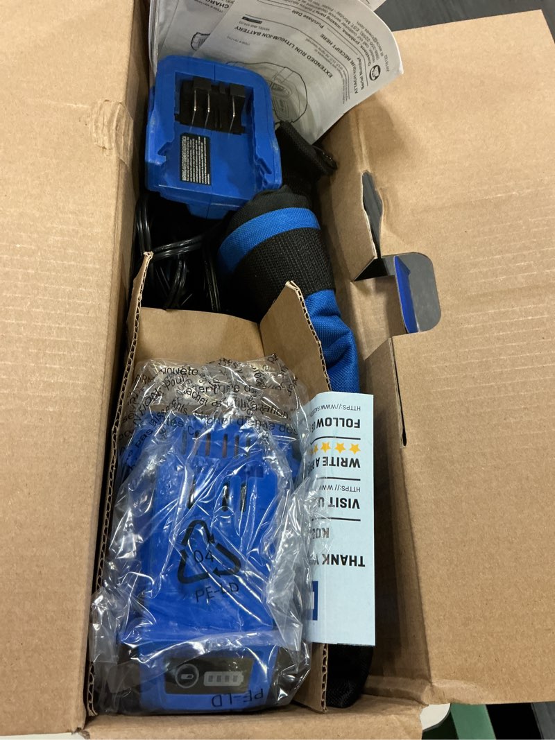 Condition photo showing Good Condition for kobalt 24-volt variable brushless 1/2-in drive cordless impact wrench (battery and charger included)
