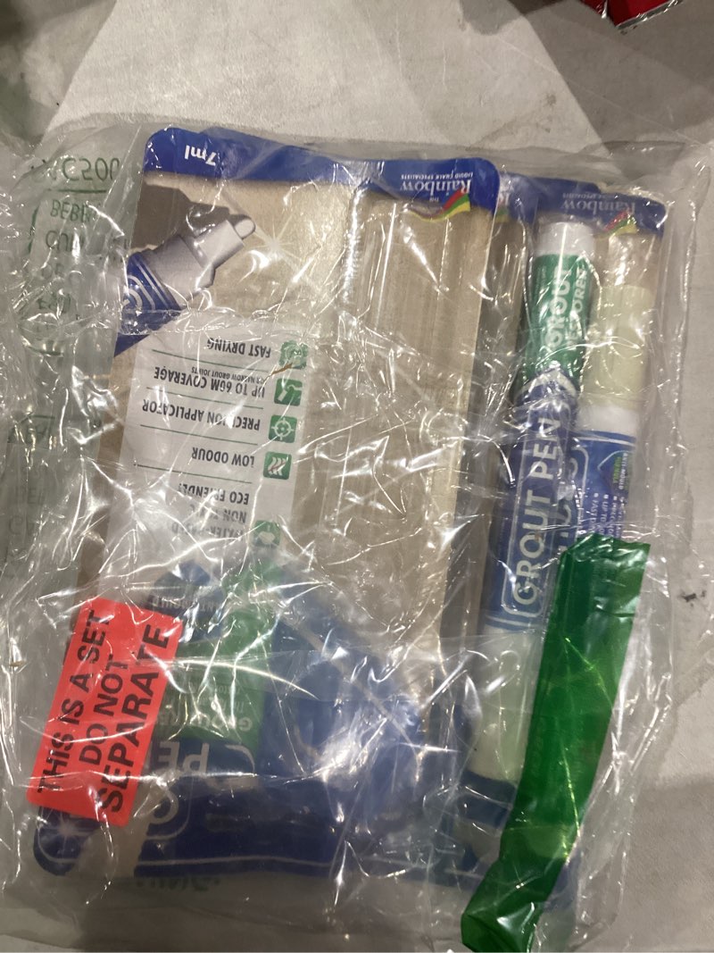 Condition photo showing Good Condition for Grout Pen Ivory Tile Paint Marker: Waterproof Grout Paint, Tile Grout Colorant and Sealer Pen - Ivory, Narrow 5mm Tip (7mL) - 3 Pack