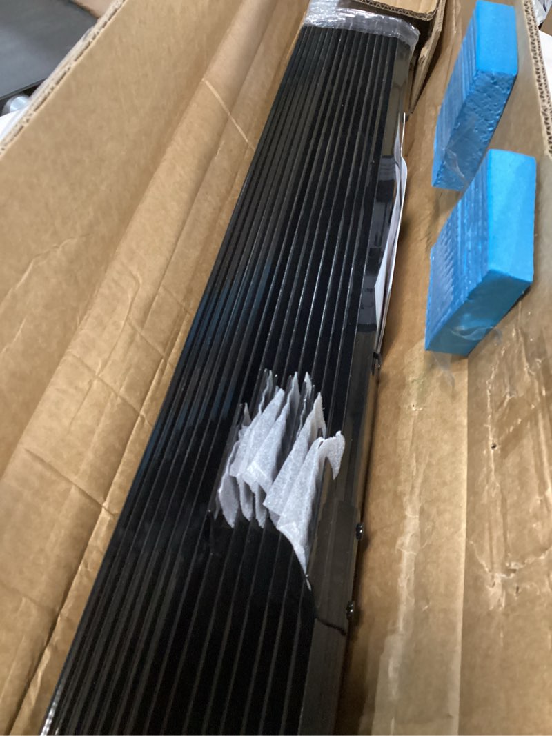 Condition photo showing Good Condition for metal fence post black 6 feet, pack of 8, t posts for fences wire mesh, no dig steel stakes fencing for garden yard farm outdoor light duty 6 ft- 8pack-black splicing black
