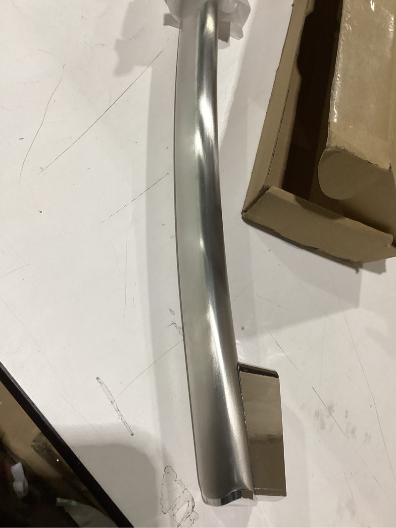 Condition photo showing New/Like New for WR12X34310 Stainless Steel Freezer Door Handle Replacement Kit with 2Pcs WR01X25070 Door Handle Fasteners Fits for GE Appliances Refrigerator,Replaces Parts 4960021 AP6994366 PS16220203 EAP16220203