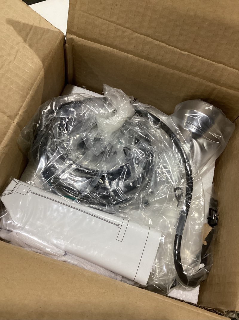 Condition photo showing New/Like New for Artcraft Lighting Fifth Avenue 1-Light Pendant with Smoke Glassware, Chrome