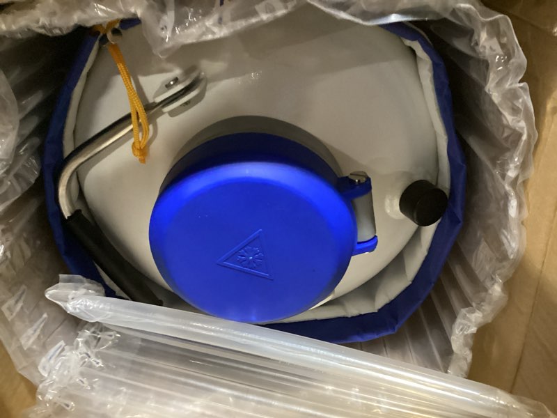 Condition photo showing New/Like New for magula 10l liquid nitrogen container, ln2 liquid nitrogen dewar,aluminum alloy liquid nitrogen tank with 6 canisters (10l)