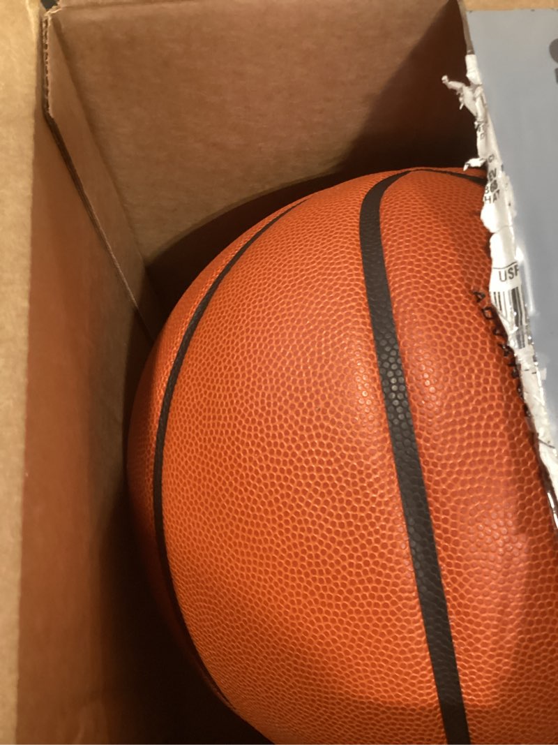 Condition photo showing New/Like New for wilson evolution basketballs brown - game ball size 7 - 29.5"