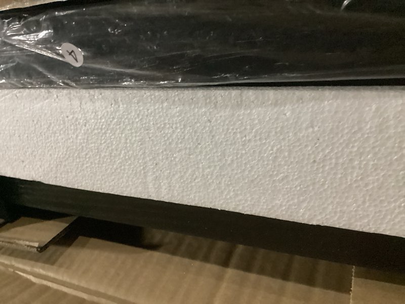 Condition photo showing New/Like New for HOOBRO Bookshelf, 4-Tier Industrial Bookcase, Book Shelf Storage Organizer, Small Bookshelf with Metal Frame for Living Room, Bedroom, Home Office, Kitchen, Black BB40SJ01 Black 16.5''L x 11''W x 40.5''H