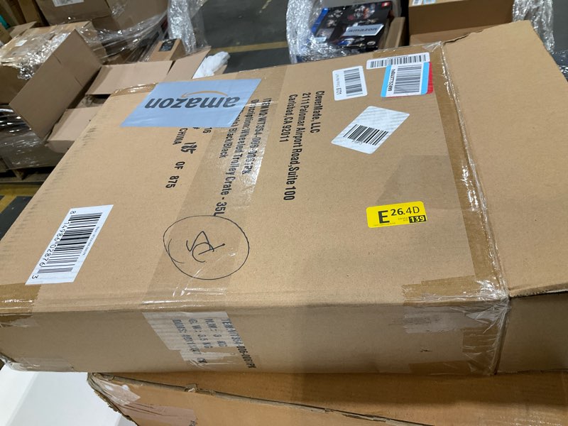 Condition photo showing Good Condition for CleverMade Collapsible Wheeled Crate, 35L Capacity, 4 Double Wheels, Foldable with Lid, Black Black (35l) - 4 Wheels - Pack of 1