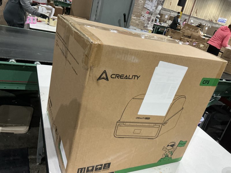 Condition photo showing New/Like New for official creality k1 series cfs upgrade kit with cfs, multicolor printing upgraded accessories and creality filament system for k1 se, k1, k1c, k1 max 3d printers with integrated nozzle cfs+upgrade kit