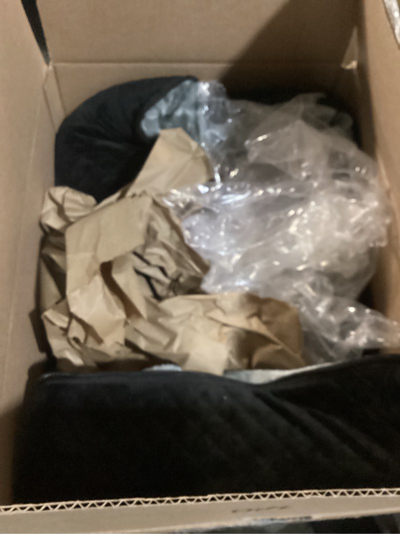 Condition photo showing As Is for INFANZIA Dog Booster Car Seat for Small Medium Dogs, Elevated Pet Car Seats with Safety Leash for Pets Under 45Lbs, Washable Lookout Puppy Travel Seat with Storage Pockets (Medium, Black) Black Medium