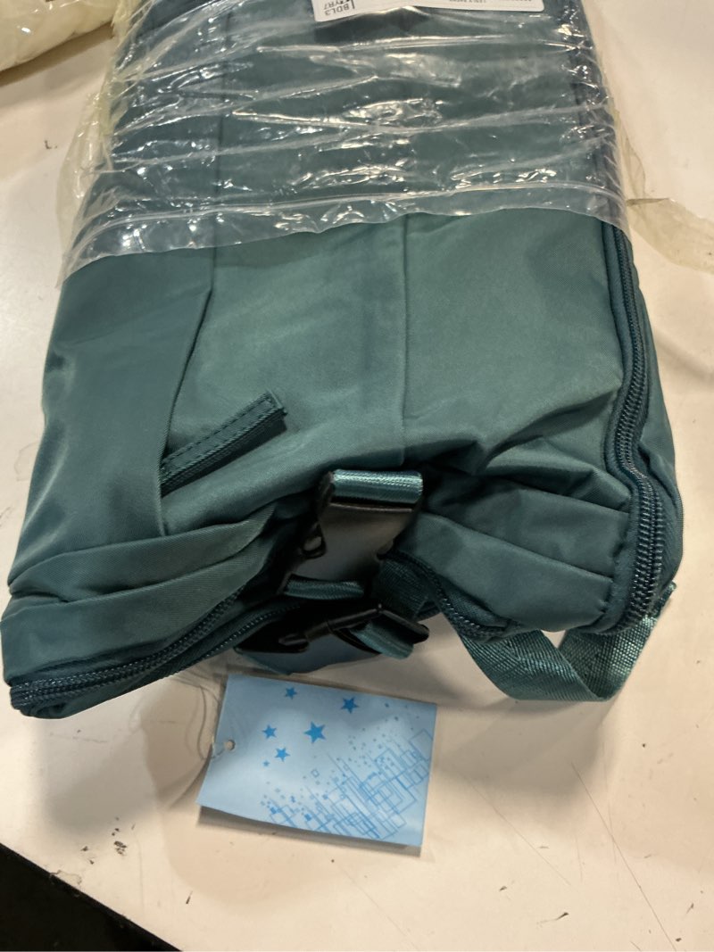 Condition photo showing New/Like New for coowoz Large Travel Backpack For Women Men,Carry On Backpack,Hiking Backpack Waterproof Outdoor Sports Rucksack Casual Daypack Travel Essentials(Peacock Blue)