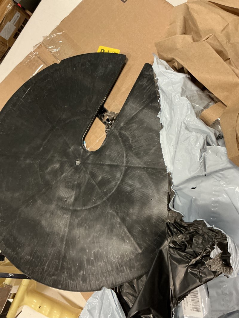 Condition photo showing Good Condition for sump basin cover 17.7 in. od plastic submersible sump pump cover black septic tank lid, heavy duty protection for outdoor water wells, sump bucket, water sump pump