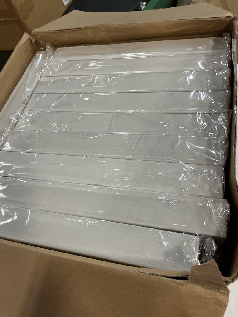 Condition photo showing Good Condition for Quelay Velvet Stackable Jewelry Tray Showcase Display, Jewelry Organizer Tray Bracelet Ring Earring Necklace Organizer Empty Plate for Drawers Countertop (Beige,10 Pcs) 10 Beige