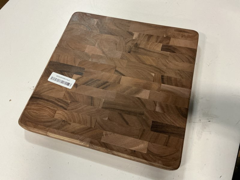 Condition photo showing Good Condition for Ironwood Gourmet 28218 Square Charleston End Grain Chef's Board , Acacia Wood 14" Square 14"L x 14"W Board
