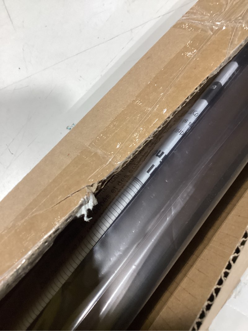 Condition photo showing New/Like New for lazblinds no tools no drill 1" vinyl mini blinds, cordless blinds for windows, light filtering horizontal window blinds & shades, 20" w x 64" h, mahogany cordless-mahogany 20" w x 64" h