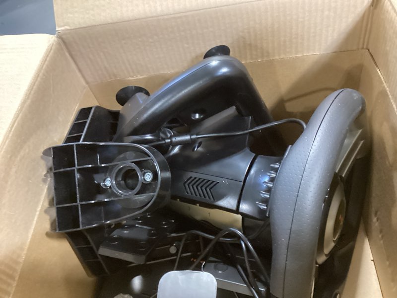 Condition photo showing Good Condition for PXN PC Racing Wheel, V3II 180 Degree Universal Usb Car Sim Race Steering Wheel with Pedals for PC, PS3, PS4, Xbox One, Xbox Series X/S, Switch (Black)