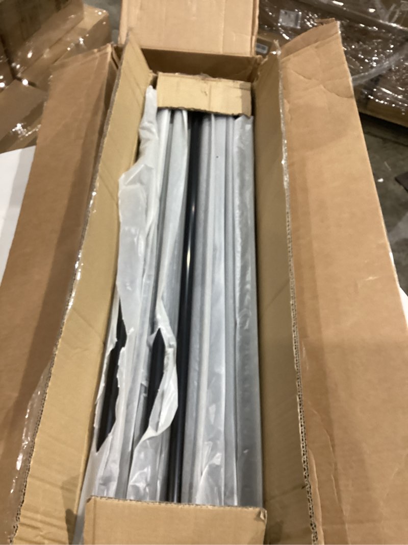 Condition photo showing Good Condition for black aluminum deck balusters 32in x 3/4in, 100 pack spindles with connectors & screws, powder-coated metal baluster replacement kit for deck railing, no-drill easy install 32 inch 100