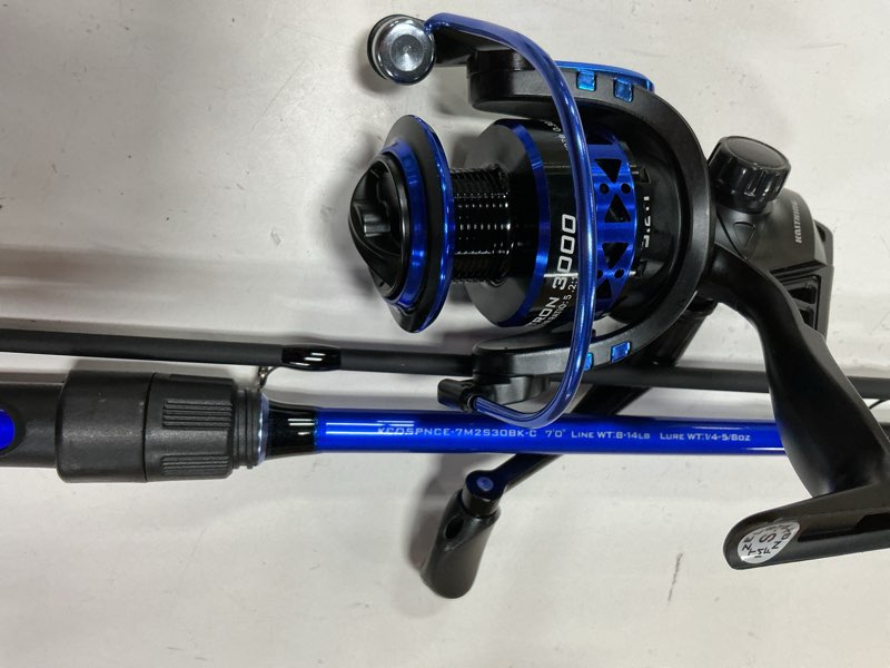 Condition photo showing Good Condition for kastking centron fishing rod and reel combo, spinning & baitcasting combos, im6 graphite 2pc blanks, stainless steel guides with ceramic rings, contoured eva handles & fighting butt spin-6'6" m, 2000 reel
