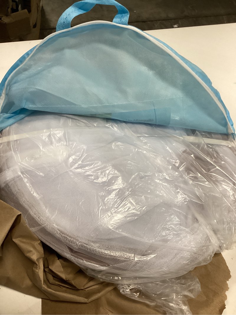 Condition photo showing Good Condition for Portable Pop-Up Brown Mosquito Net Tent for Bed, L79 x W71 x H59 inch Large Folding Mosquito Netting with Net Bottom, 2 Entries, Suit for Twin to King Size Bed