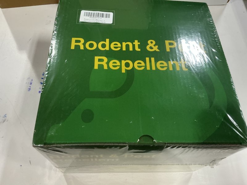 Condition photo showing New/Like New for Rodent Repellent with Peppermint Oil – Mouse & Squirrel Deterrent for Car Engines, Garage, Attic – Rat/Mole/Mice Repellent – Indoor Outdoor Use – Alternative to Mouse Trap & Moth Balls.(80 Pack)
