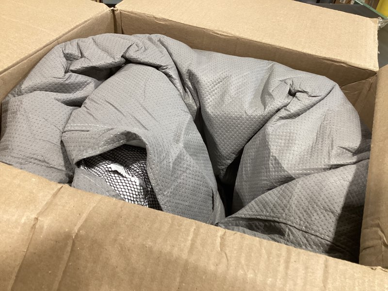 Condition photo showing As Is for kayme heavy duty truck cover custom fit toyota tacoma(1995-2025) xtra cab/access cab/double cab sb short bed. waterproof all weather for pickup, full exterior covers sun rain uv protection. grey tacoma(1995-2025) xtra access double cab sb bed