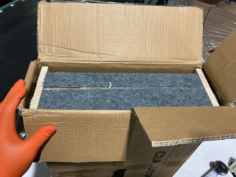 Condition photo showing Good Condition for clikuutory 2025 upgraded dog ramp for couch, 47.2" foldable small dog ramp for bed, 4 adjustable height from 14" to 26", portable stable pet steps with anti-slip carpet for low bed couch stairs, wood