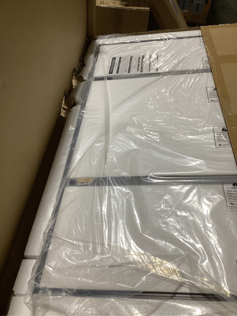 TETOTE Black Bathroom Vanity Mirror Beveled Frame 42" x 36" Black Rectangle Metal Framed Bathroom Wa