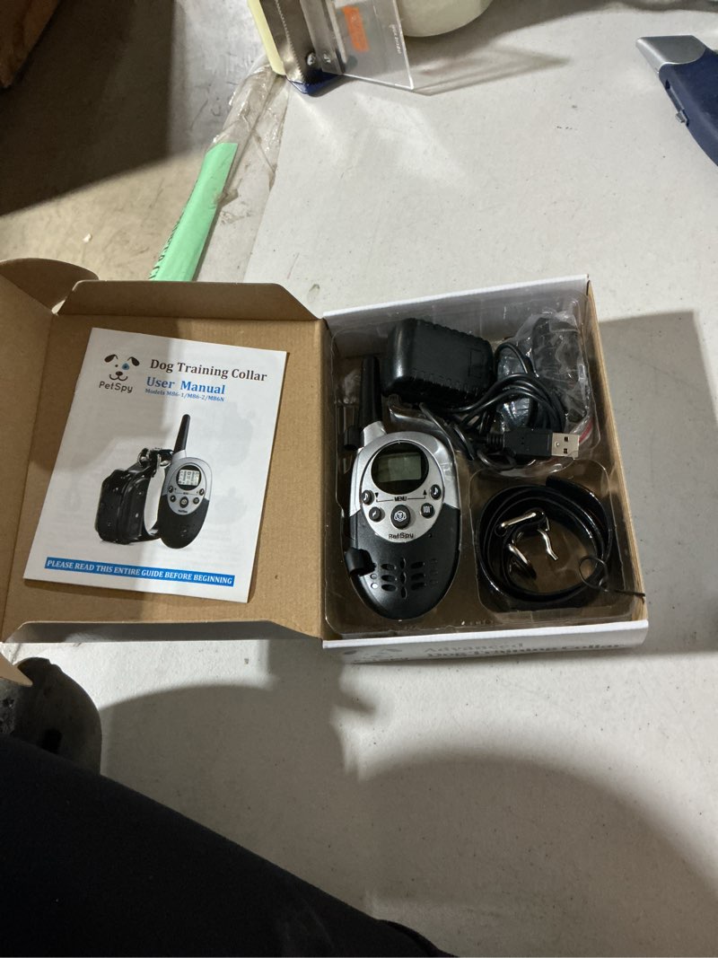 Condition photo showing Good Condition for petspy m86 dog training shock collar, 1100 yards, medium to large dogs, with vibration, electric shock and beep, waterproof, remote trainer