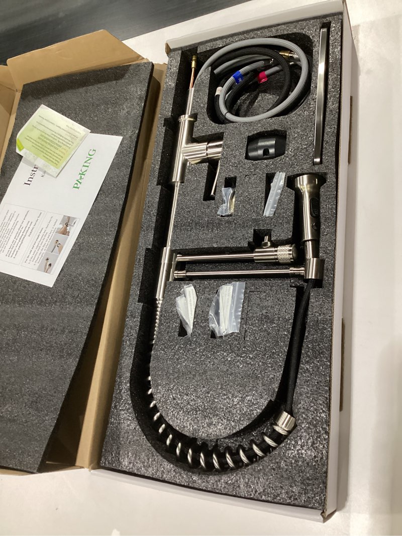 Condition photo showing New/Like New for Drinking Water Faucet, Kitchen Faucet, Kitchen Sink Faucet, Water Filtration Faucet, Sink Faucet, Pull-Down Kitchen Faucets, Bar Water Filter Faucet, Brushed Nickel, Stainless Steel, PB1017