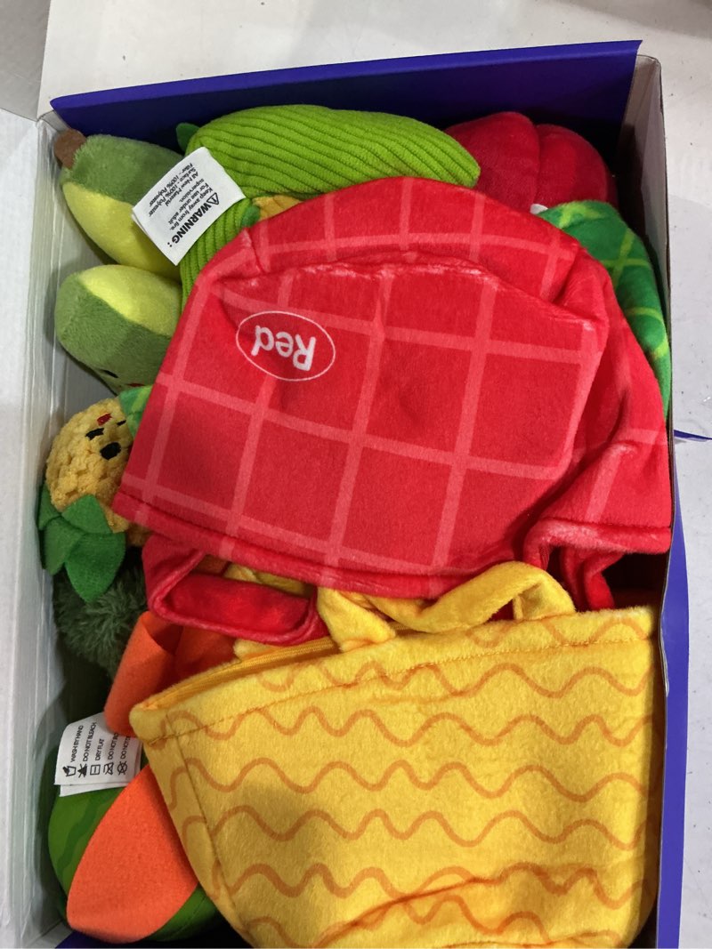 Condition photo showing New/Like New for hahaland baby sensory toys - 16 pcs my first fruit vegetable color sorting play food crinkle, rattle, baby toys 6-12 months montessori toys for 1 year old boy girl gifts 6 9 month old toy one year old