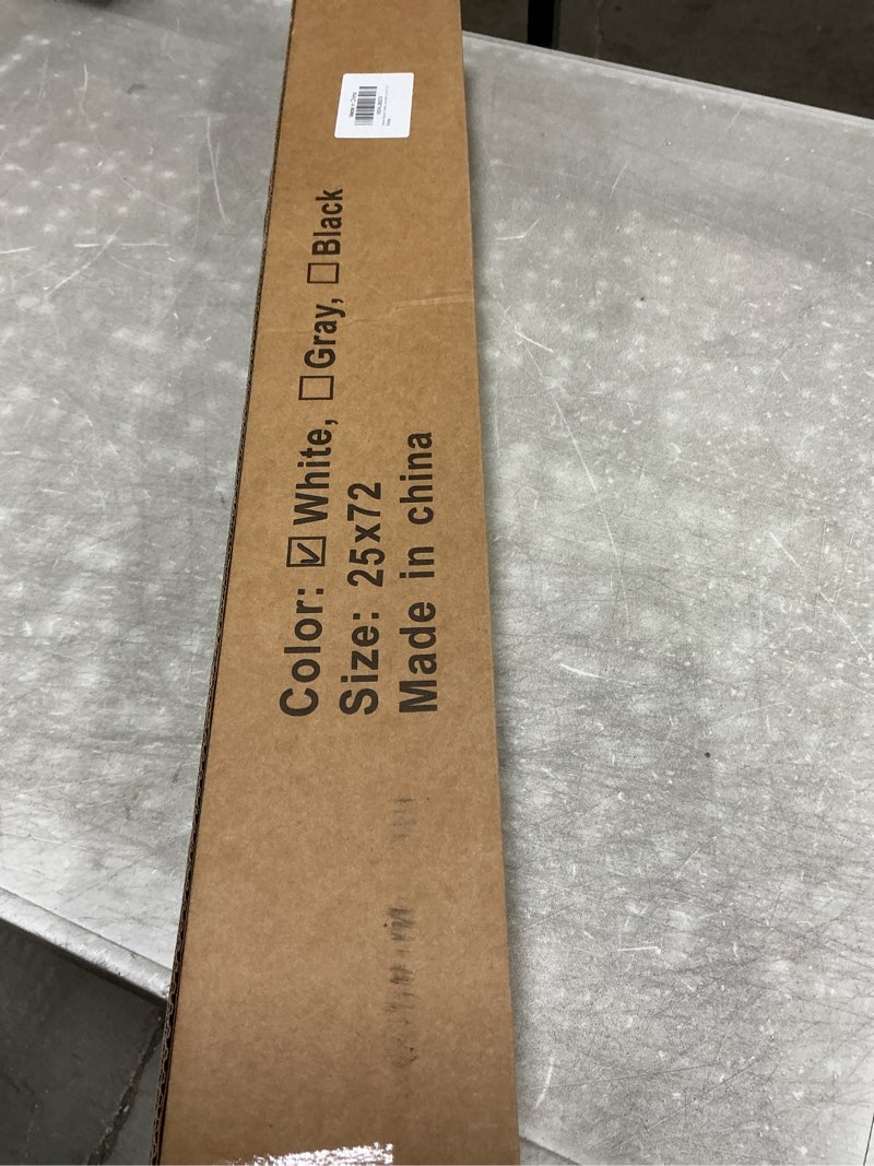 Condition photo showing New/Like New for Blackout Cordless Roller Shades Blinds for Windows,Free-Stop Window Shades Pull Down,Blackout Blinds for Indoor Windows,Home,Office,Thermal Insulated Fabric, UV Protection,White,25" W x 72" H White 25"W x 72"H