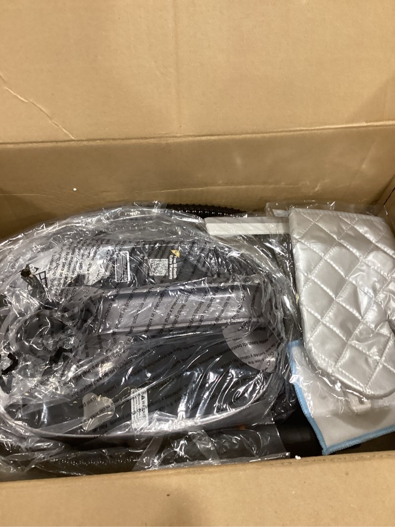 Condition photo showing Good Condition for Steam Cleaner for Home, 293°F 58 PSI Powerful Multipurpose Handheld Steam Mop, 21 Attachments, 50Oz Capacity, Heavy Duty Steamer for Carpets, Floors, Cars, Tiles, Crack Cleaning, Turquoise 1.5L Brown