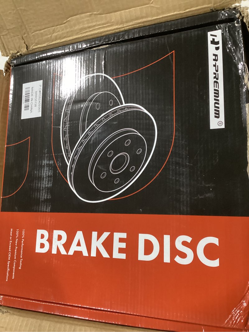 A-Premium 13.78 inch (350mm) Front Vented Disc Brake Rotors Compatible with Select Mercedes-Benz Mod