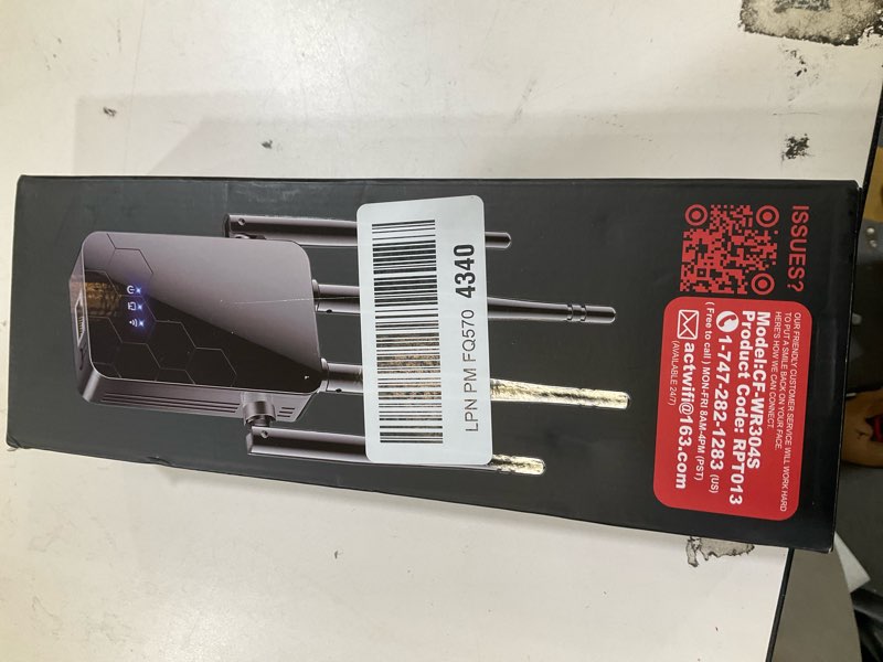 Condition photo showing New/Like New for WiFi Extender Internet Booster, 10000 Sq.ft Long Range Repeater Wireless Routers Amplifier, Mesh Wi-Fi 80% Faster | Broader Than Ever, Support More Network Devices at Home, 1 Tap Setup